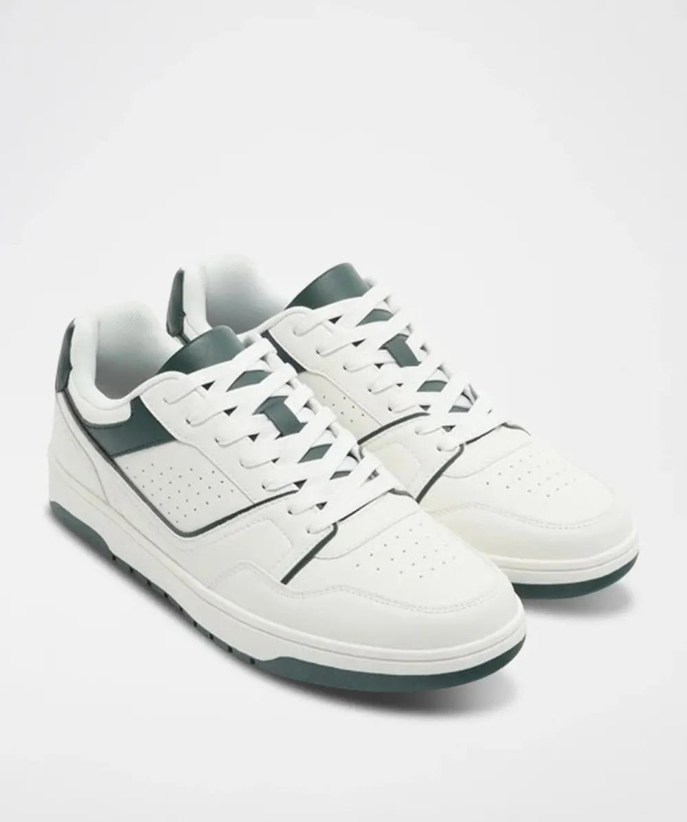 Tennis blanche verte Lefties - 2