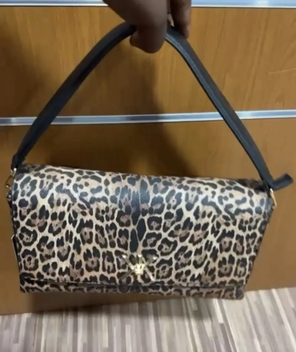 Sac motif marron noir Tom&Eva - 2