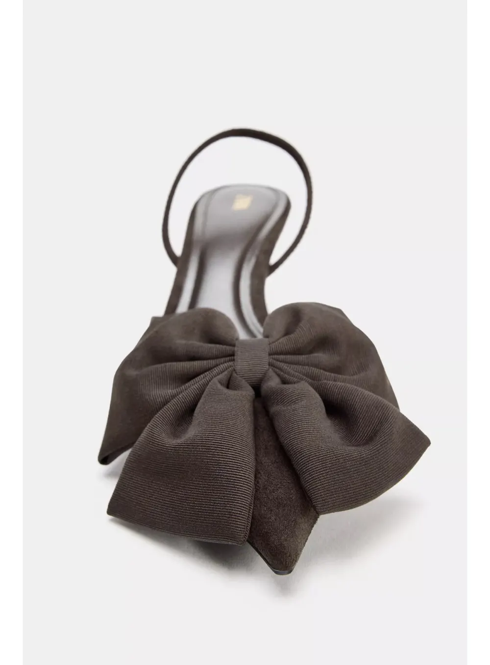 Slingback noeud chocolat Zara - 2