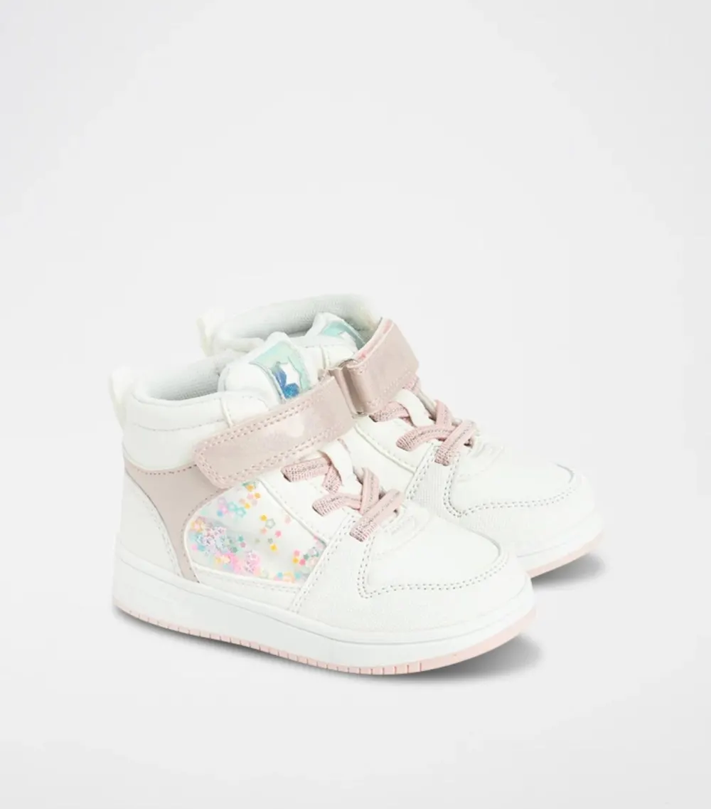 Tennis blanche et rose - 2