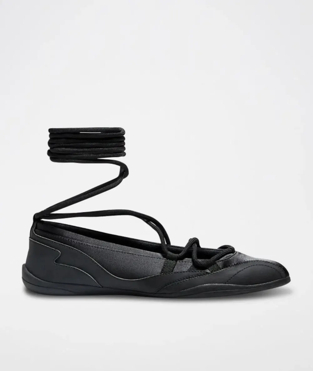Ballerine tennis  noir Bershka - 2