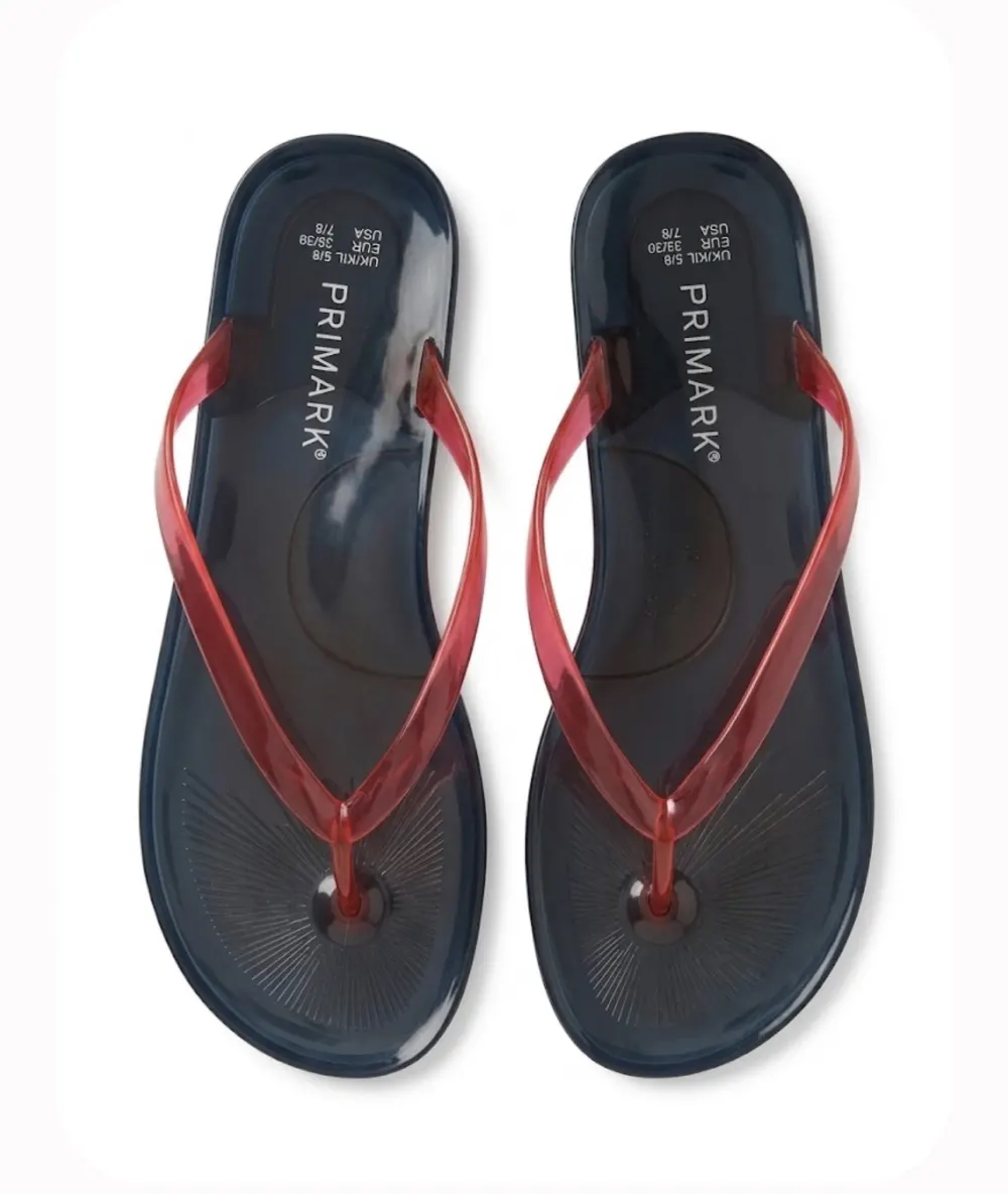 Sandale plastique rouge Primark - 2