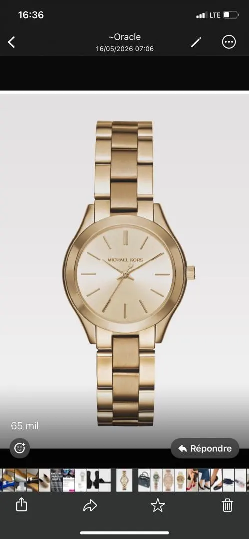 Montre Or Michael Kohrs - 2