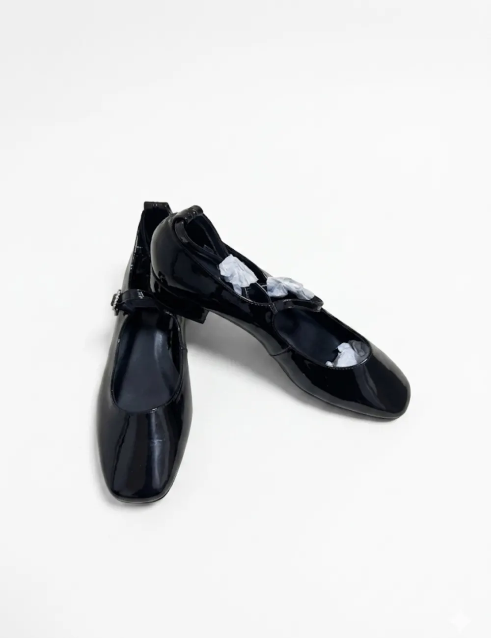Ballerine bloc vernie noire Linzi - 2