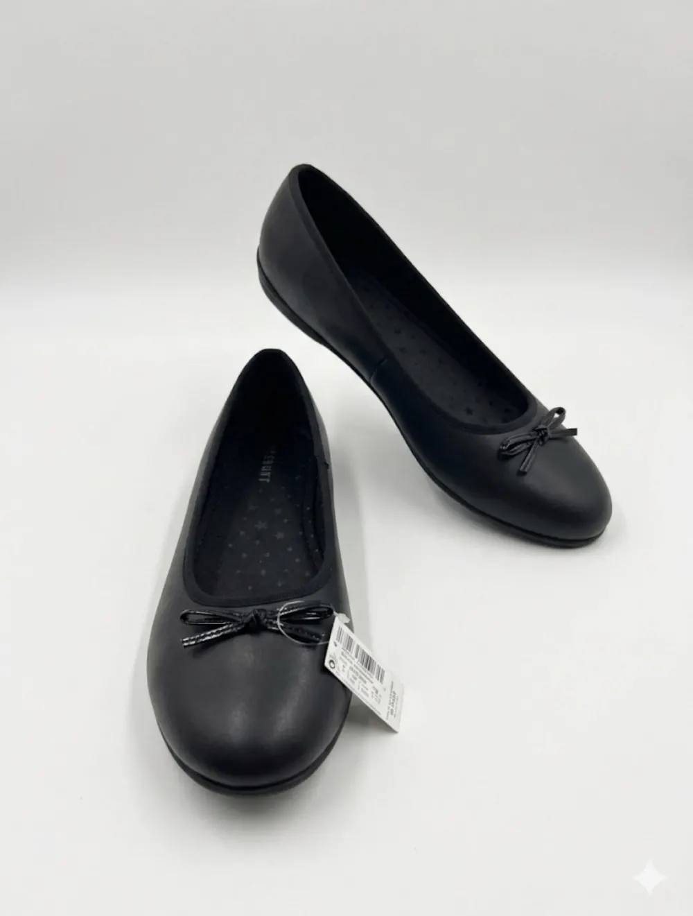 Ballerine noire à noeud Next - 2
