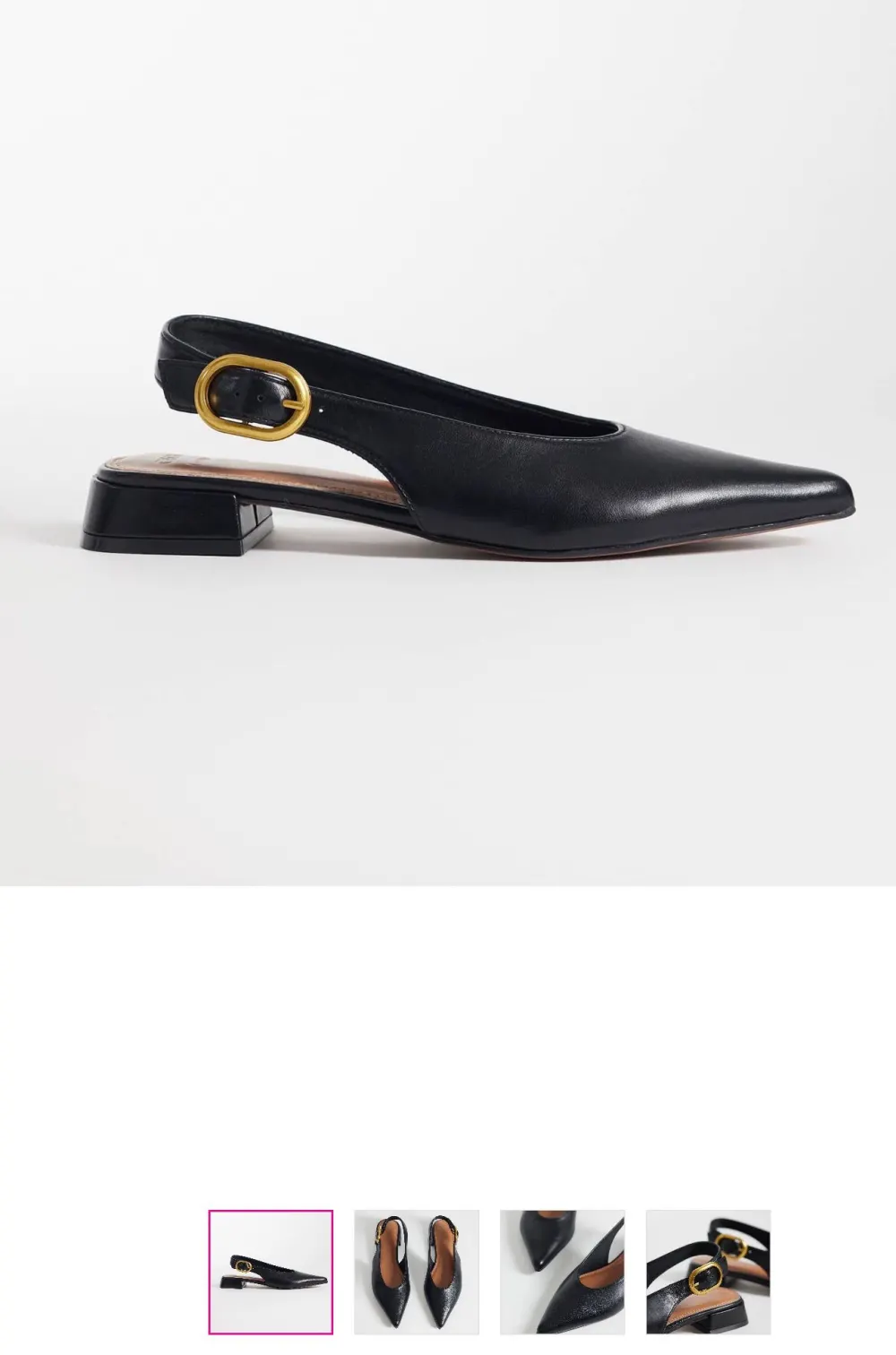 Slingback bloc noire ASOS - 2