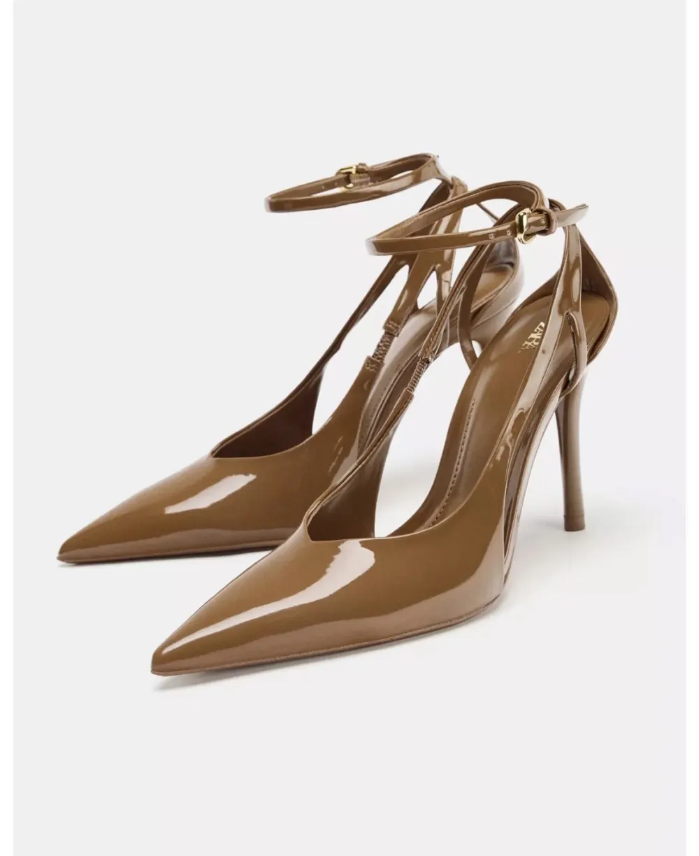 Slingback olive camel Zara - 2