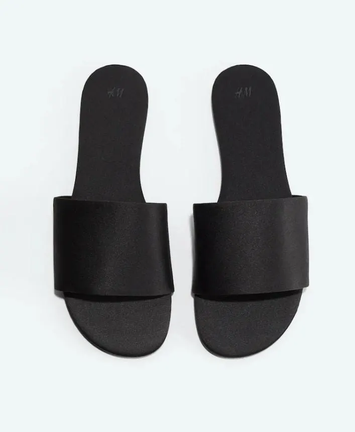 Mule plate noire H&M - 2