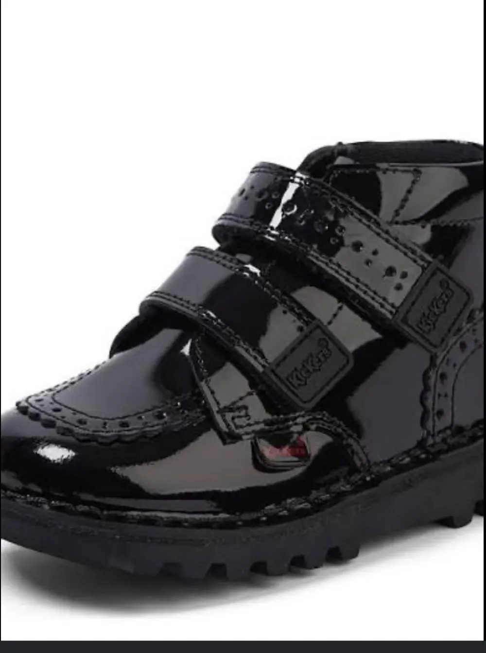 Chaussure noire vernie haute Kickers - 2