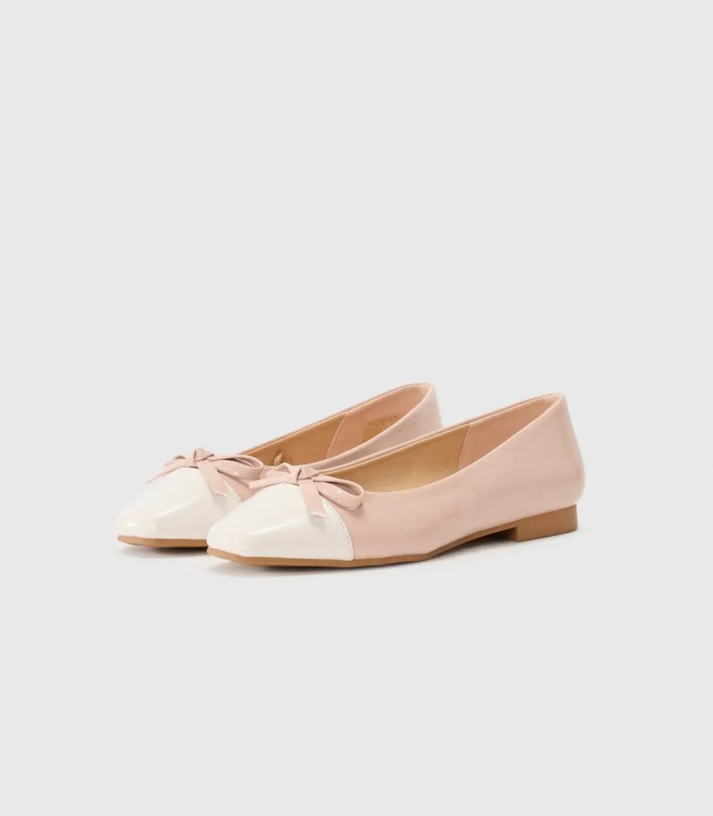 Ballerine rose saumon beige Anna Field - 2