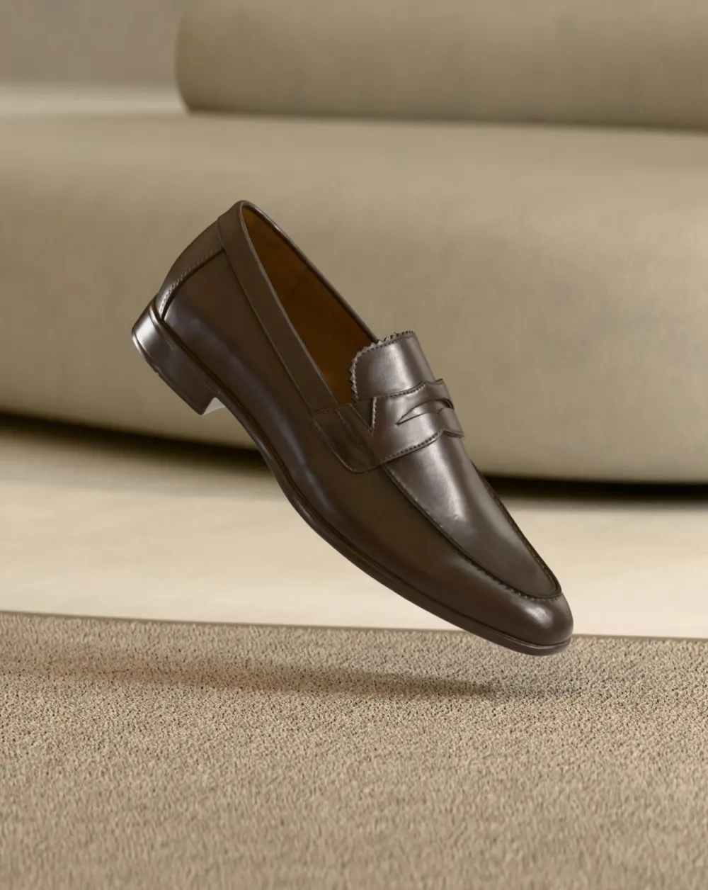 Derby mocassin marron Pier One - 2