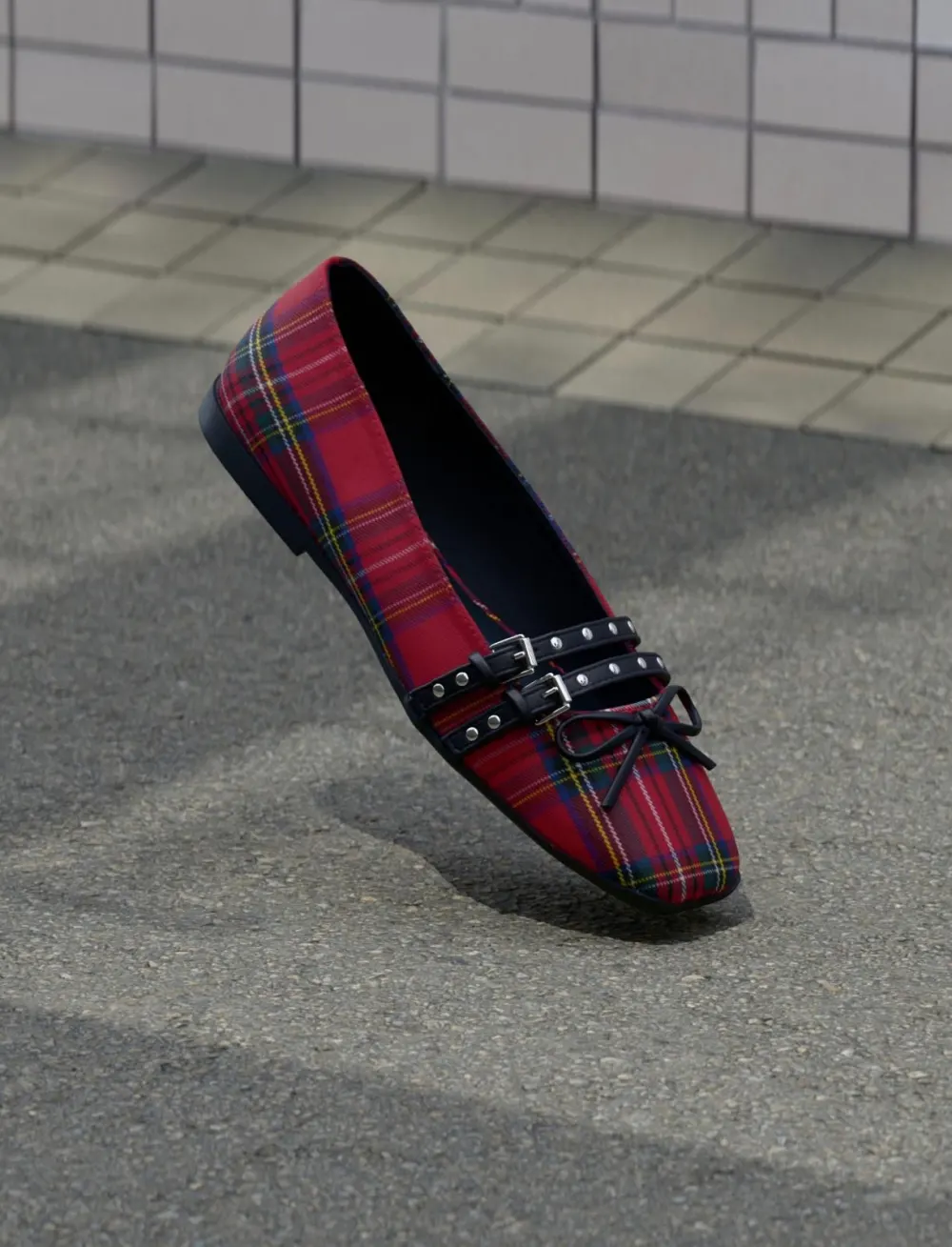 Ballerine rouge vert Even&ODD - 2