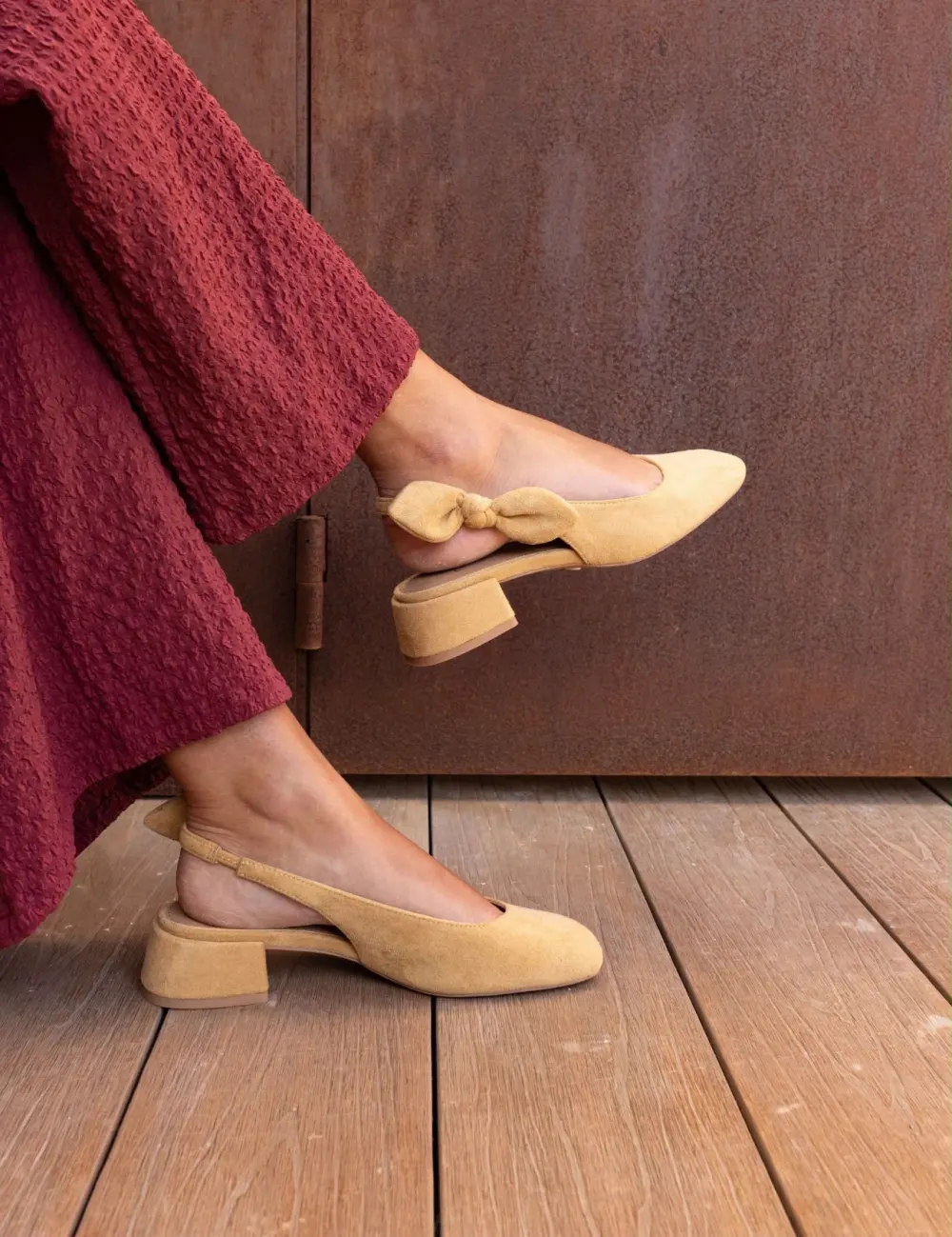Slingback camel Next - 2