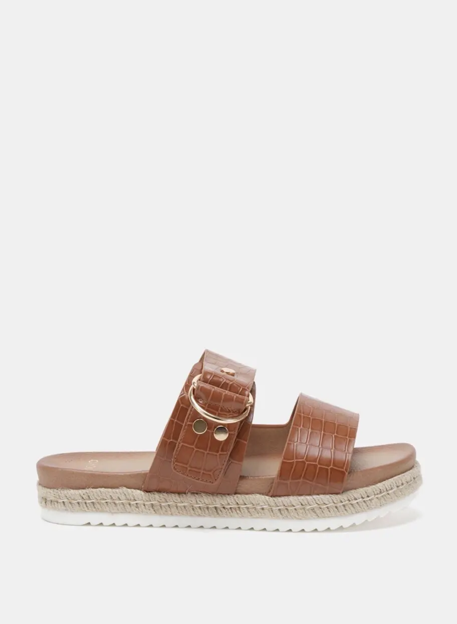 Mule espadrille camel  Novo - 2