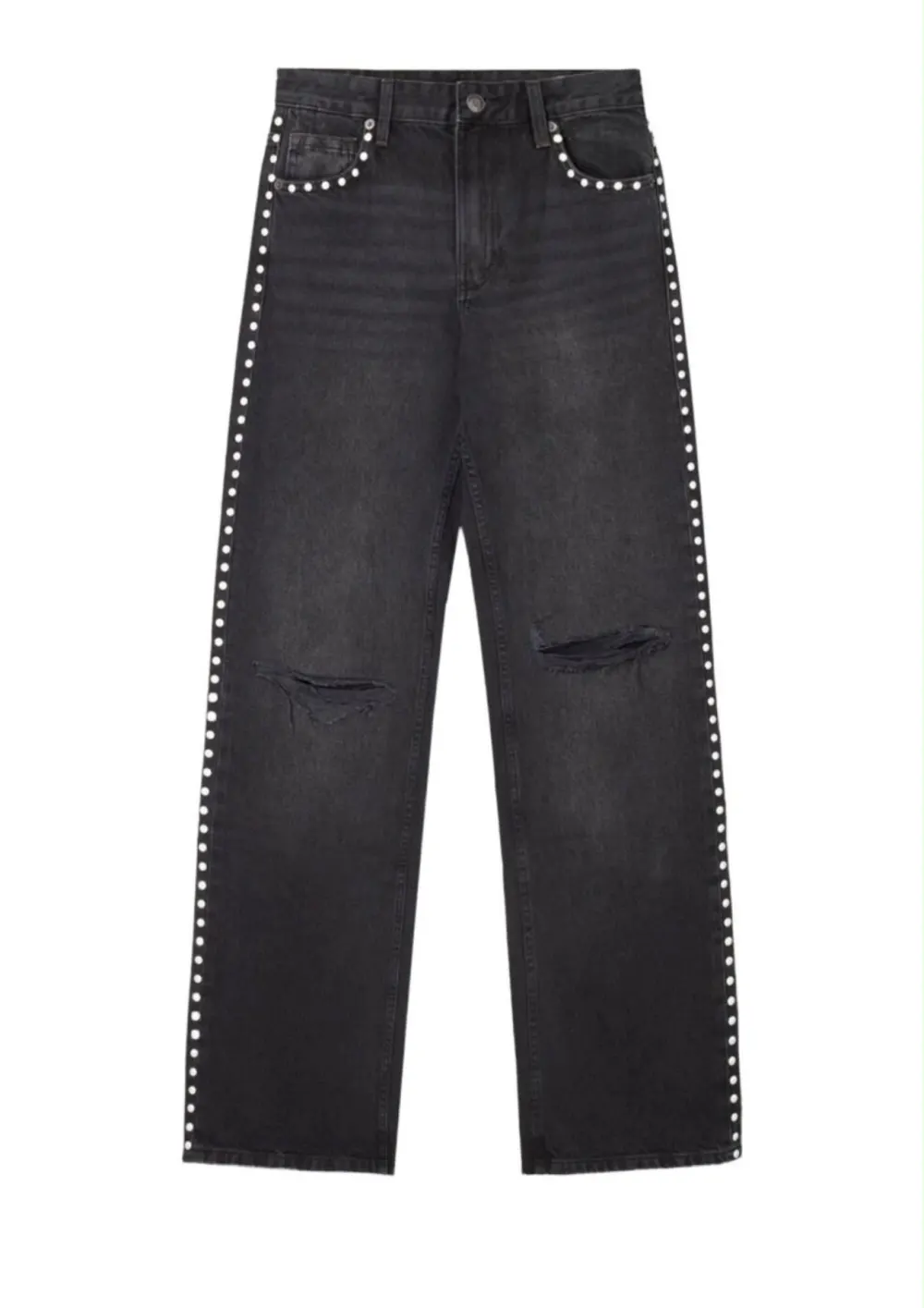 Pantalon jeans noir Bershka - 2