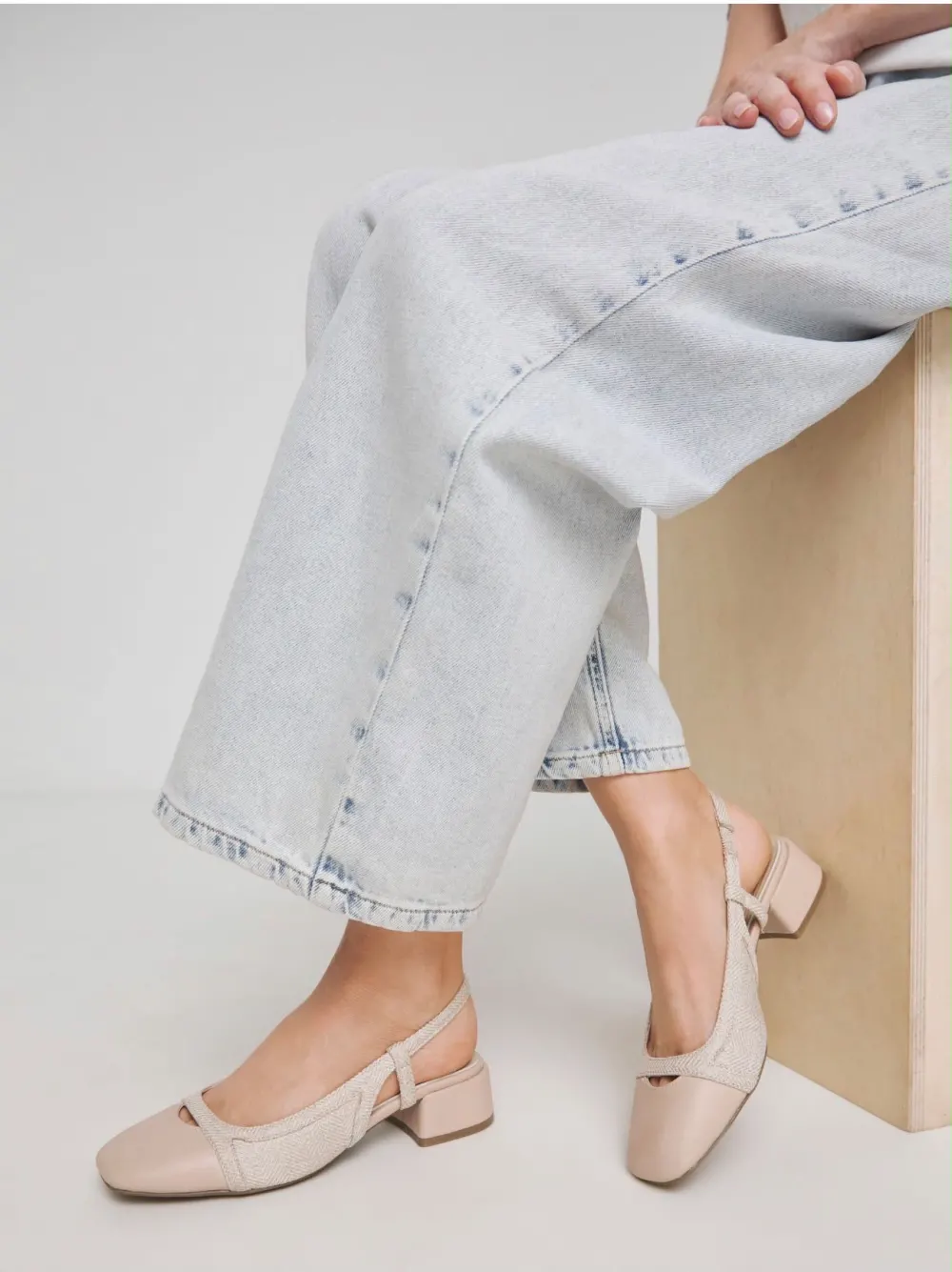 Slingback bloc beige Next - 2
