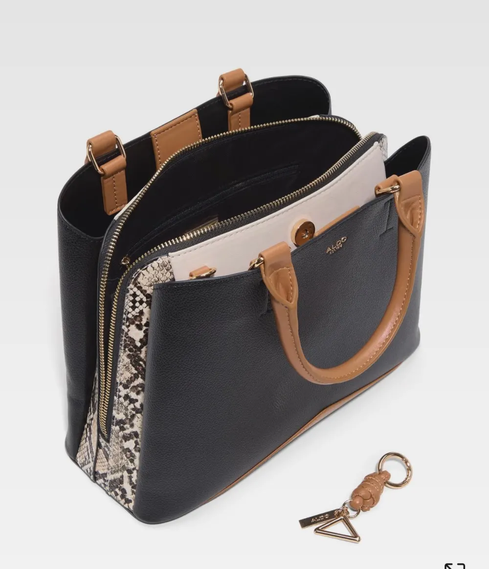 Sac noir zèbre beige Aldo - 2
