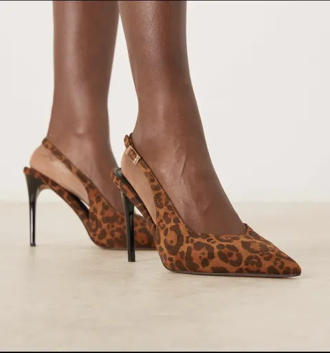 Slingback motif panthere