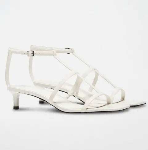bershka sandale blanche