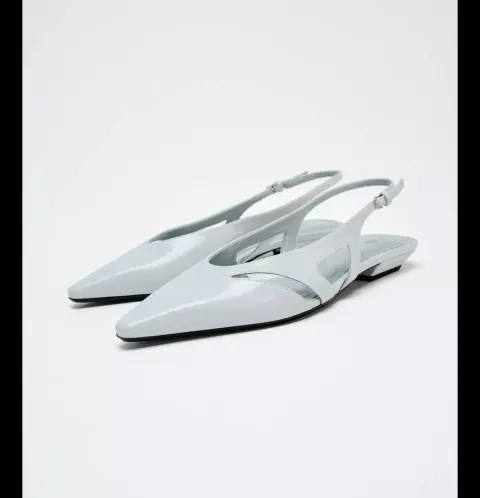 Slingback bleu ciel Z