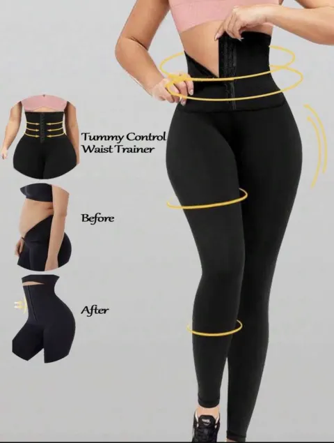 Collant gaine ventre noir