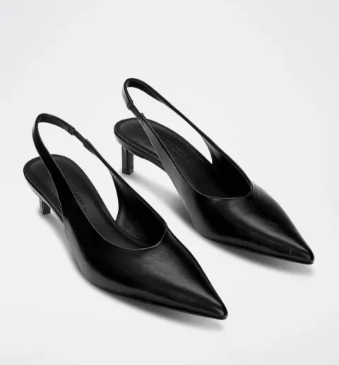 Slingback noir Pull&bear