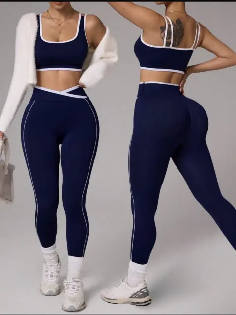 Ensemble duo sport bleu nuit S
