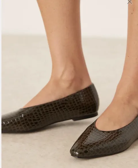 Ballerine verte crocco A