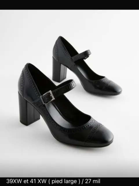 next escarpin noir