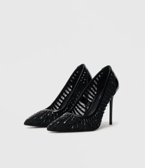 Escarpins noires strass even&odd