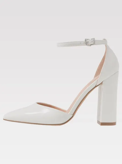 Slingback blanche Even&Odd