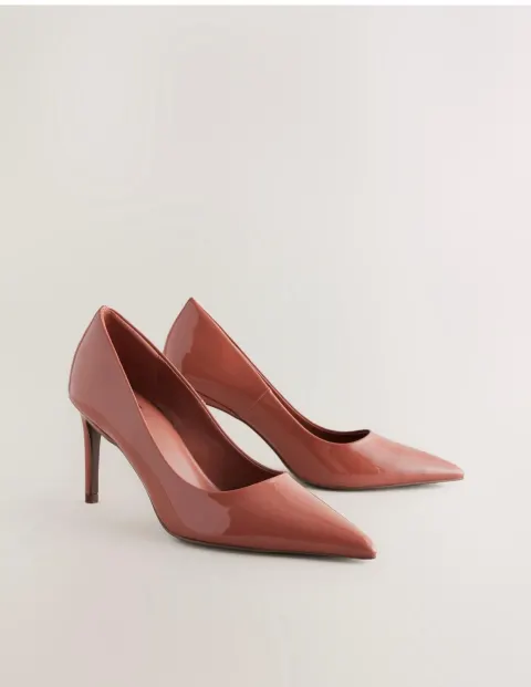 Escarpins nude orange Next