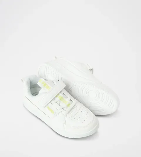 Tennis blanche verte citron Cool Club