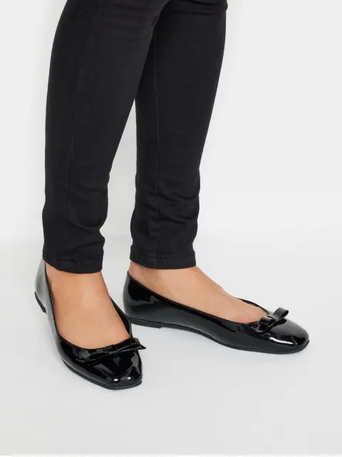 Ballerine noire vernie Next