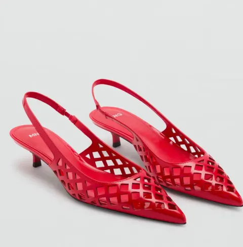 Slingback rouge Mango