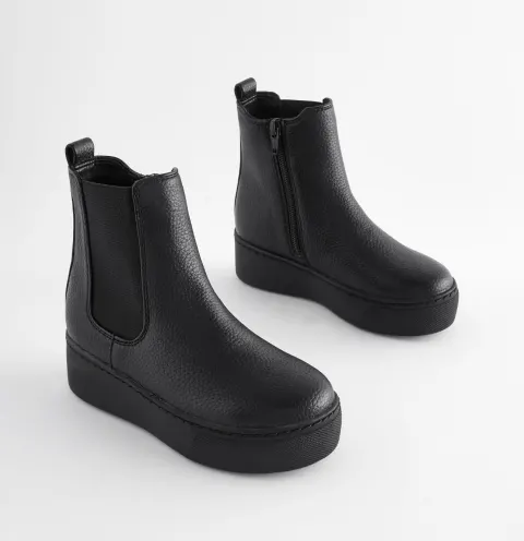 Botte noire compensée Next