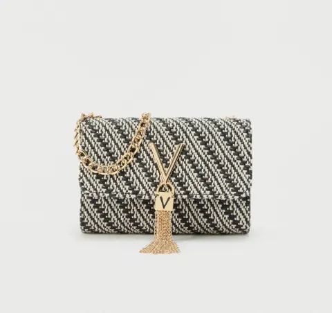 Clucht noir à motif Valentino