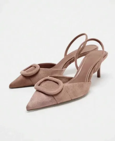 Slingback rose nude Zara