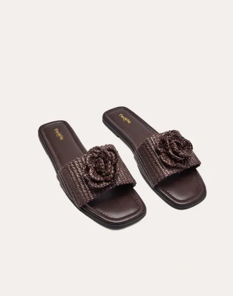Mule marron Pretty Little