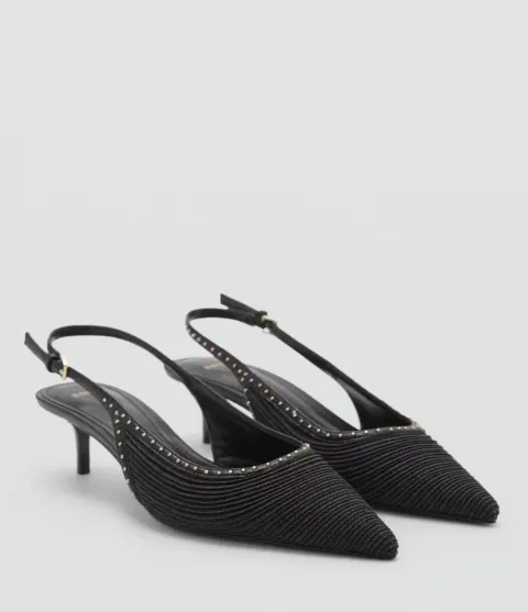 Slingback noir Mango