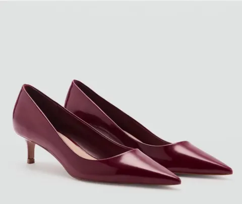 Escarpin bordeau Mango