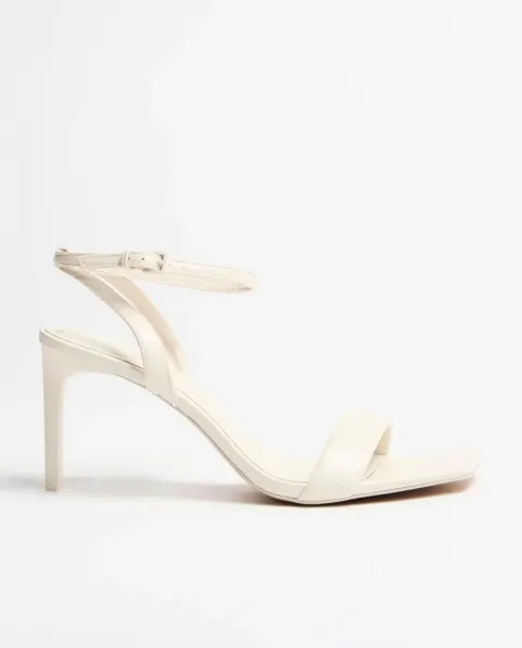 Sandale blanche Stradivarius