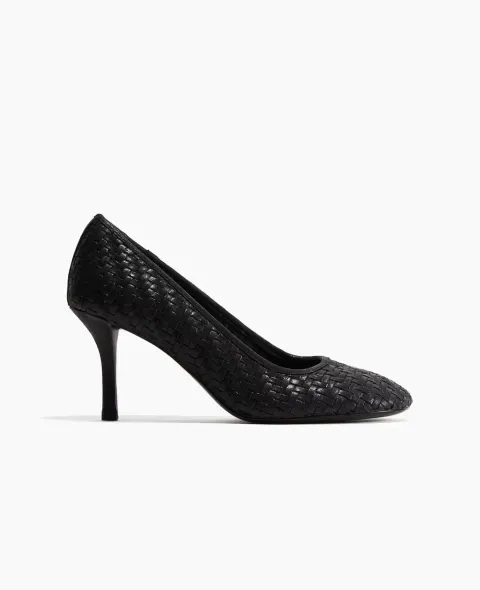 Escarpin tissée noire H&M