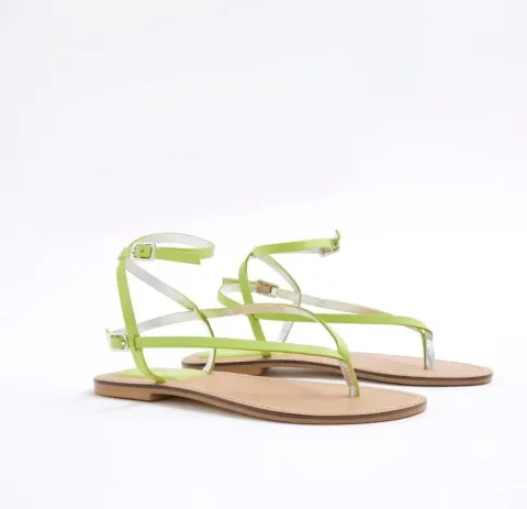 Sandale verte Next