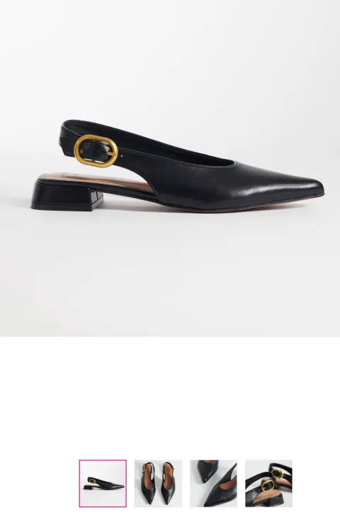Slingback bloc noire ASOS