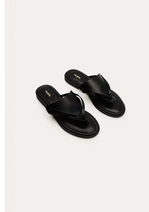 Mule plate noire Pretty Little Thing