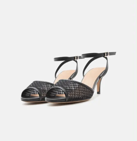 Sandale noire grille Anna Field