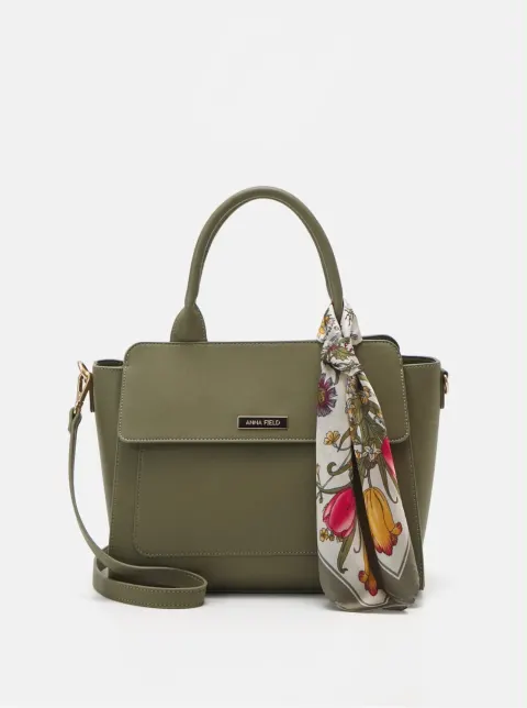 Sac vert kaki Anna Field