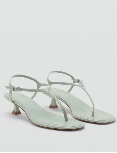 Sandale verte menthe Mango