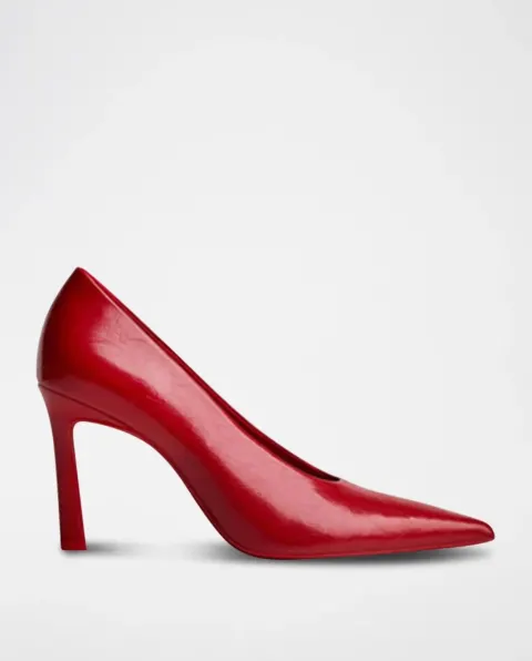 Escarpin rouge Bershka
